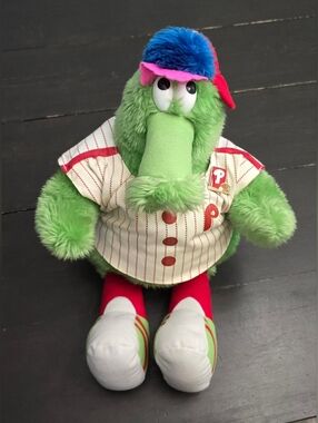VTG 1986 Phillie Phanatic Mascot Philadelphia Phillies Plush 13"MLB Baseball GUC